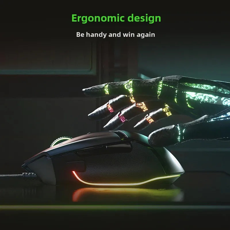 Razer Basilisk V3 Pro Ratón inalámbrico para juegos Interruptores ópticos rápidos Gen-3 - Rueda inclinable HyperScroll - Chroma