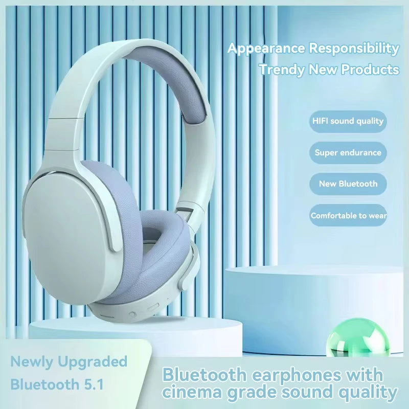 Xiaomi P2961 Wireless Headphones Bluetooth 5.3 Foldable 9D HIFI Stereo Sound Headset Long Battery Life Heavy Bass Earphone