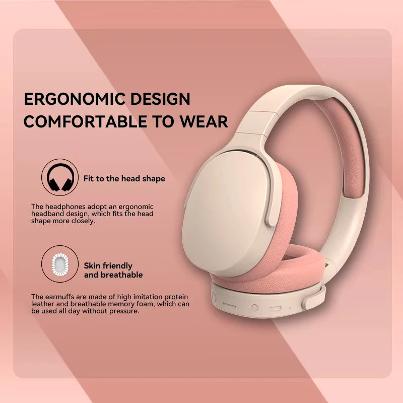 Xiaomi P2961 Wireless Headphones Bluetooth 5.3 Foldable 9D HIFI Stereo Sound Headset Long Battery Life Heavy Bass Earphone