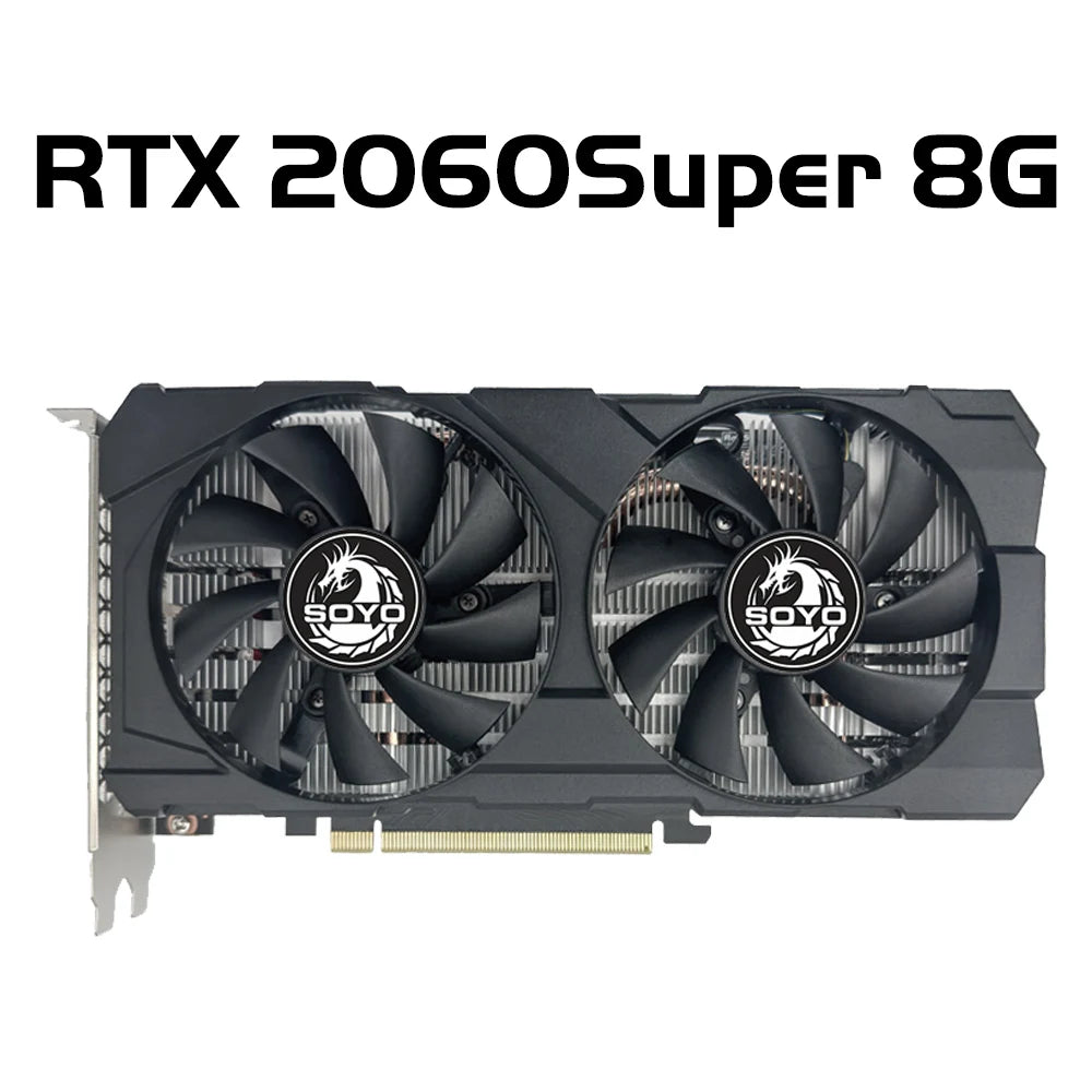 SOYO Graphics Cards RTX 3060 3060Ti 3050 2060Super 8GB 12GB NVIDIA GPU GDDR6 192bit  Computer components gaming and office