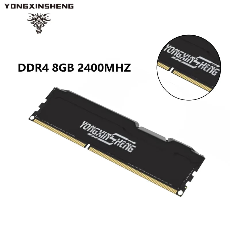 DDR4 4GB 8GB 16GB 2133MHZ 2400MHZ 2666MHz PC4-17000 19200 21300 DIMM RAM Stick 288pins Universal Desktop Memory 16banks