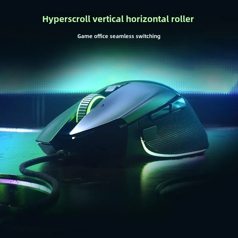 Razer Basilisk V3 Pro Ratón inalámbrico para juegos Interruptores ópticos rápidos Gen-3 - Rueda inclinable HyperScroll - Chroma